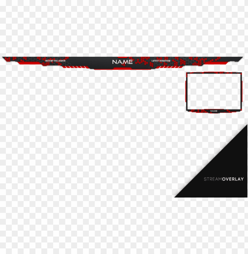 free png download stream overlay red png images background.