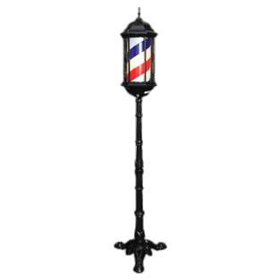Street Lantern Barber Pole transparent PNG.