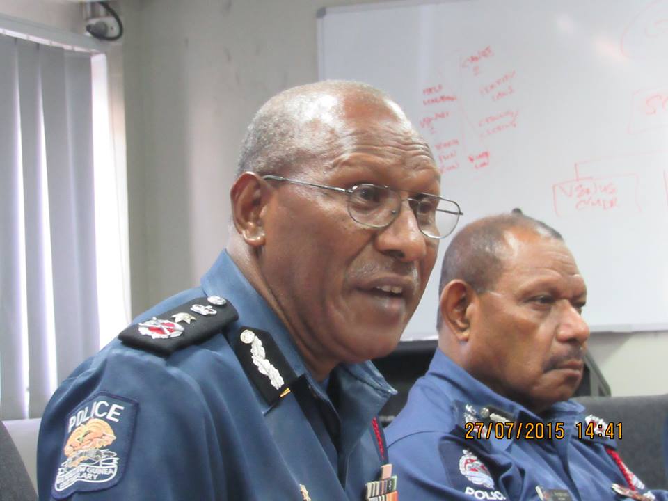 PNG Police Chief Gary Baki plans to bring Standard Aptitude.