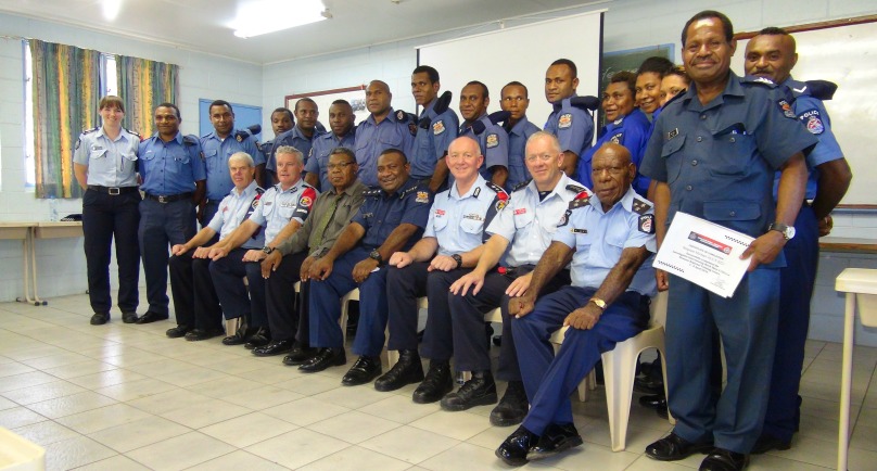 Royal PNG Constabulary & Australian Federal Police Training.
