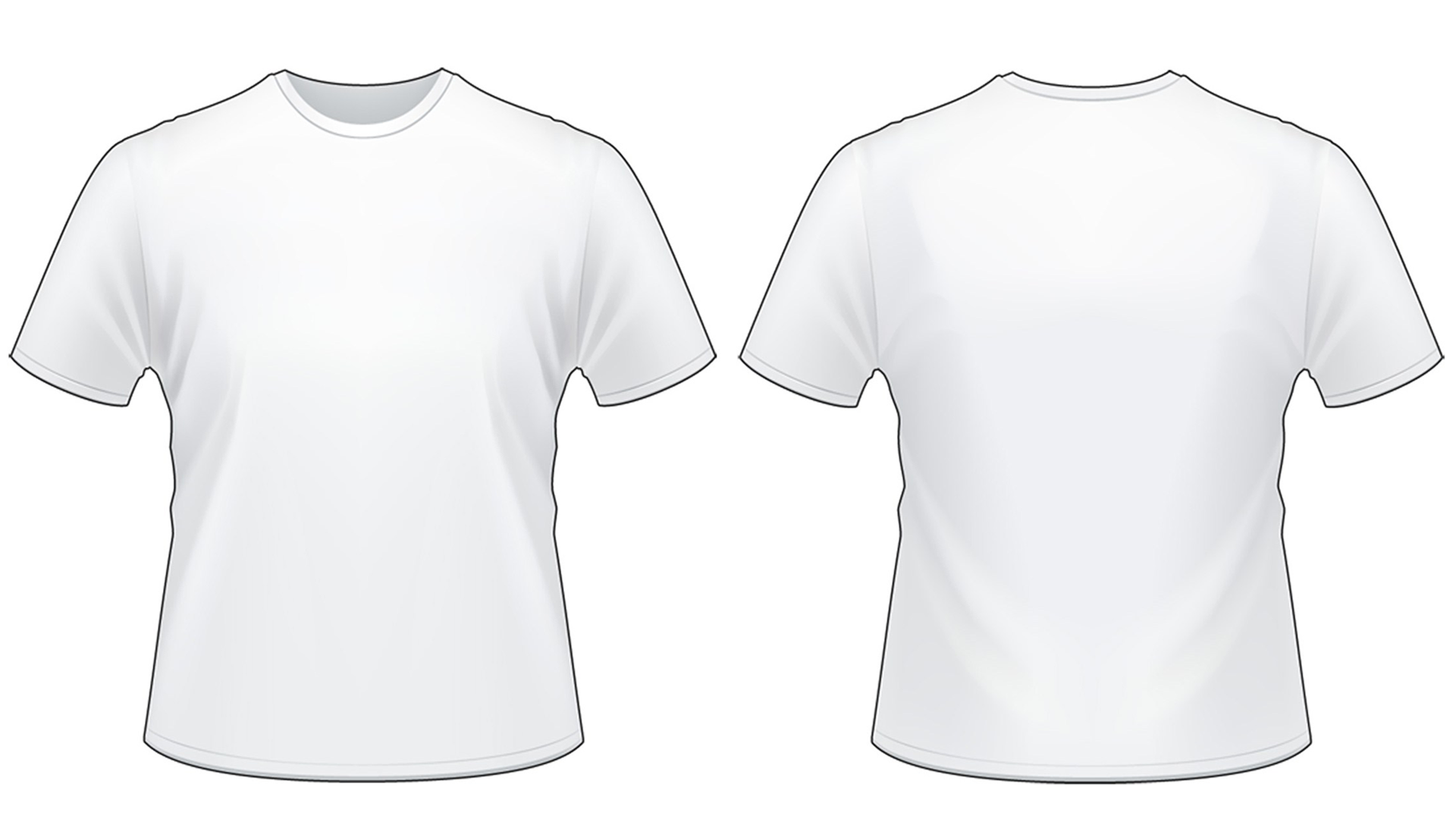 Blank T Shirt Template Illustrator