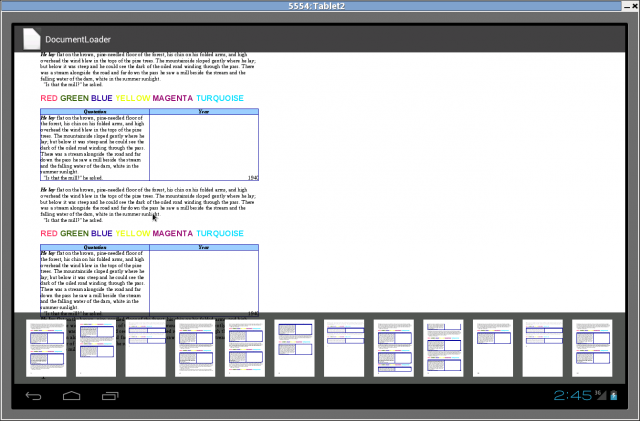 LibreOffice for Android advances, document viewer is on the.