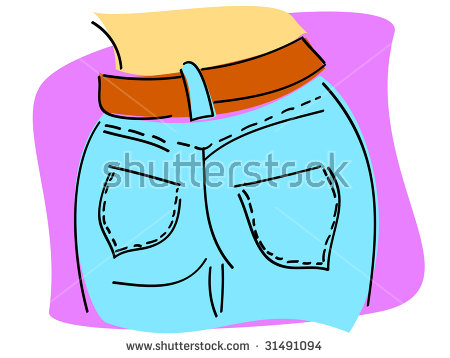 Buttocks Jeans Vector Cartoon Stock Vector 31491094.