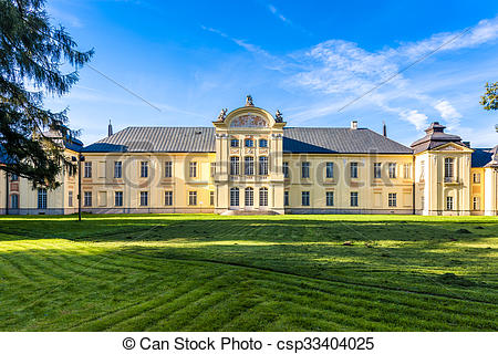 Stock Photo of Potocki Family Palace, Radzyn Podlaski, Lublin.