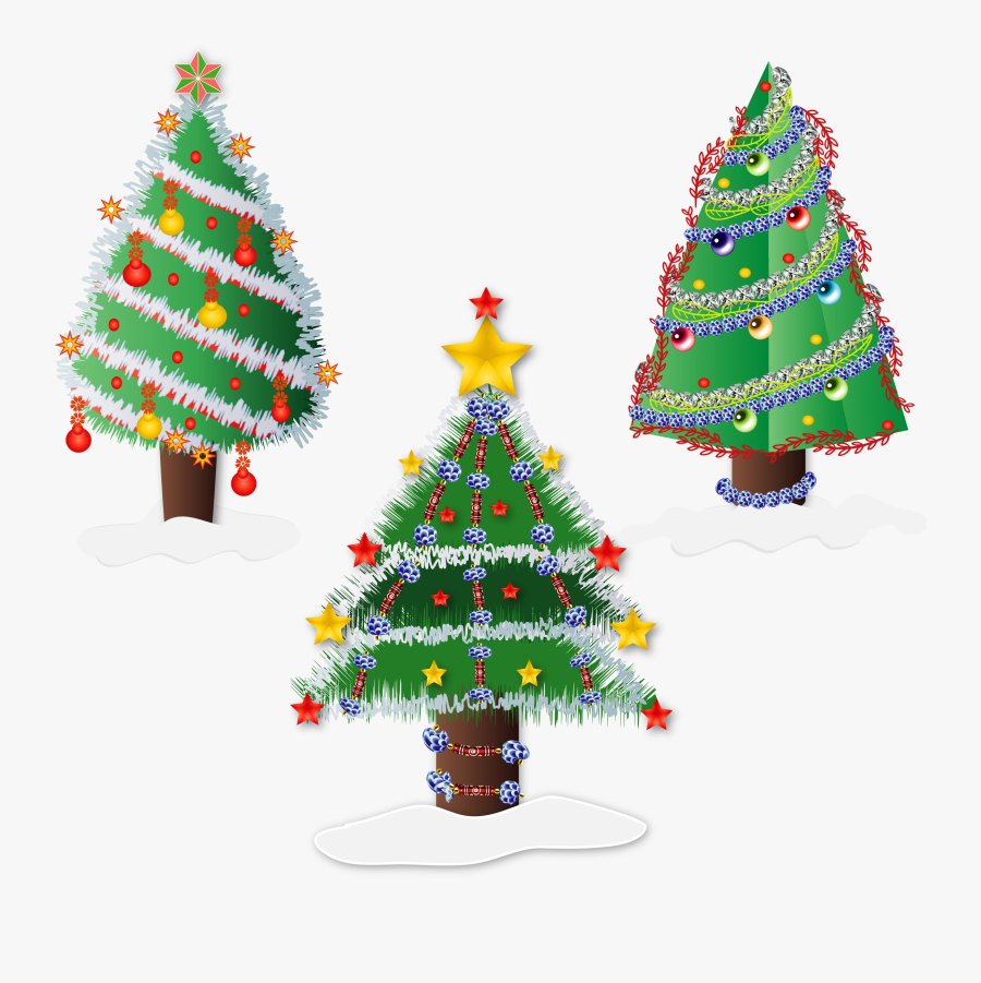 Christmas Trees Clip Arts.