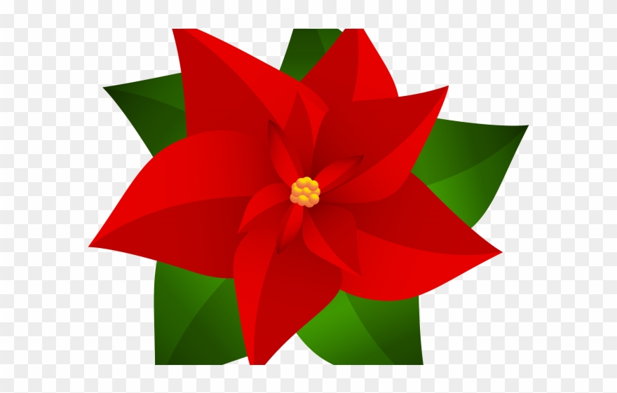 Poinsettia Clipart Top Border.