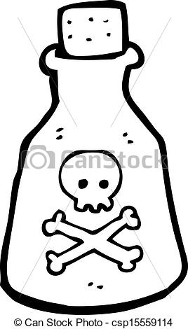 Poison Bottle Clipart.