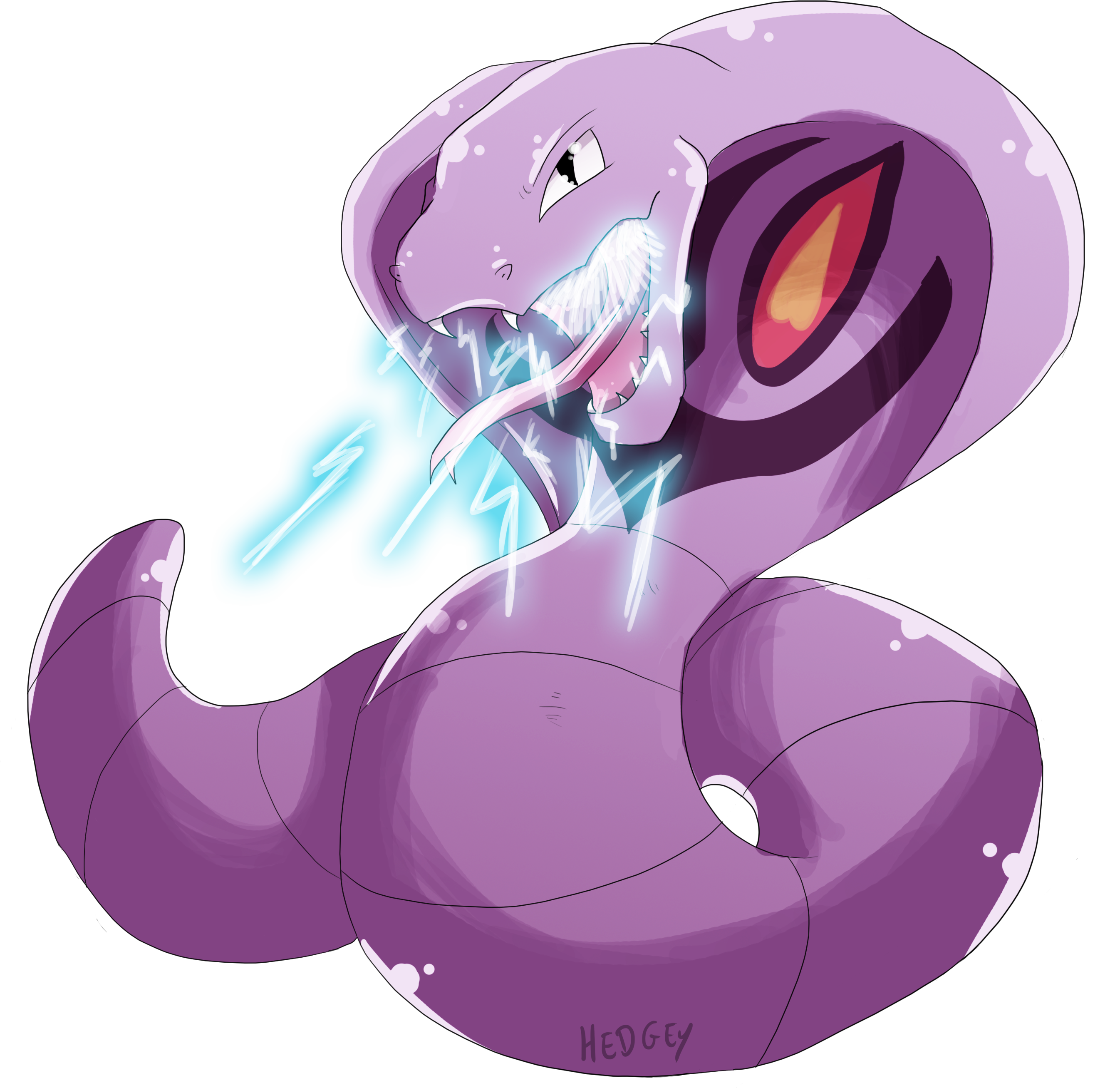 024 Arbok used Thunder Fang and Poison Sting!.