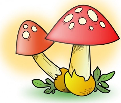 Mushroom Clip Art, Vector Mushroom.