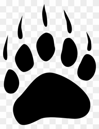 Free PNG Bear Paw Prints Clip Art Download.