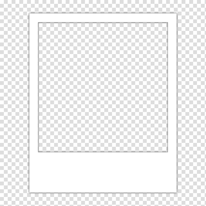 White instant frame, Frames Polaroid Corporation Drawing.