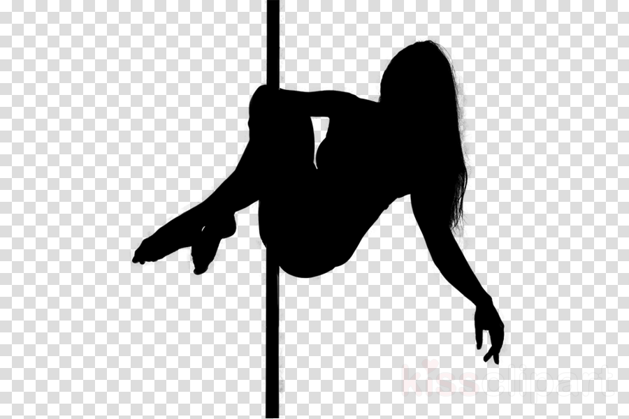 silhouette clipart Pole dance Clip art clipart.