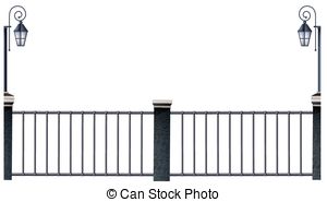 Lamp pole fence Clipart and Stock Illustrations. 16 Lamp pole.