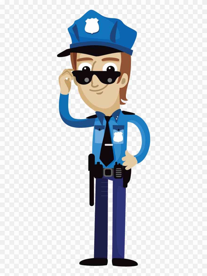 Cartoon Police Officer Clip Art Uncle Transprent.