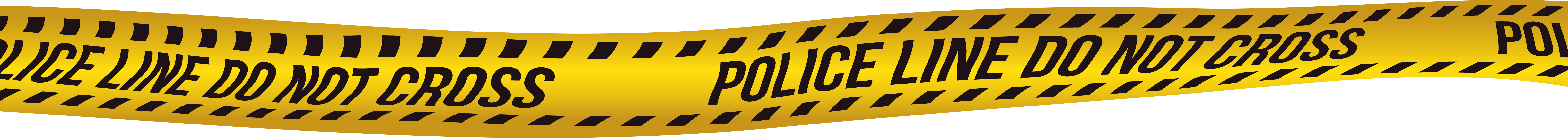 Do Not Cross Police Line PNG Clip Art Image.