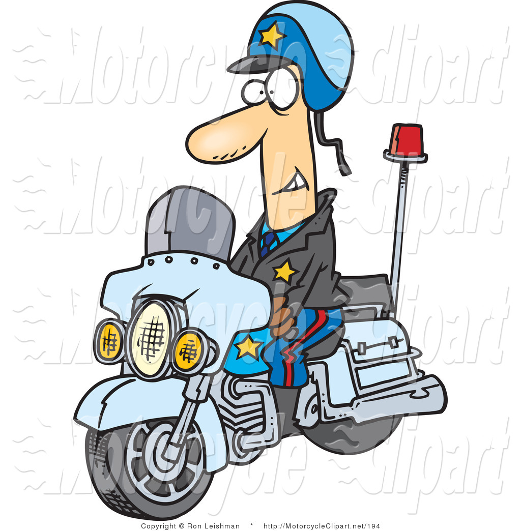 Royalty Free Police Department Stock Motorcycle Designs.