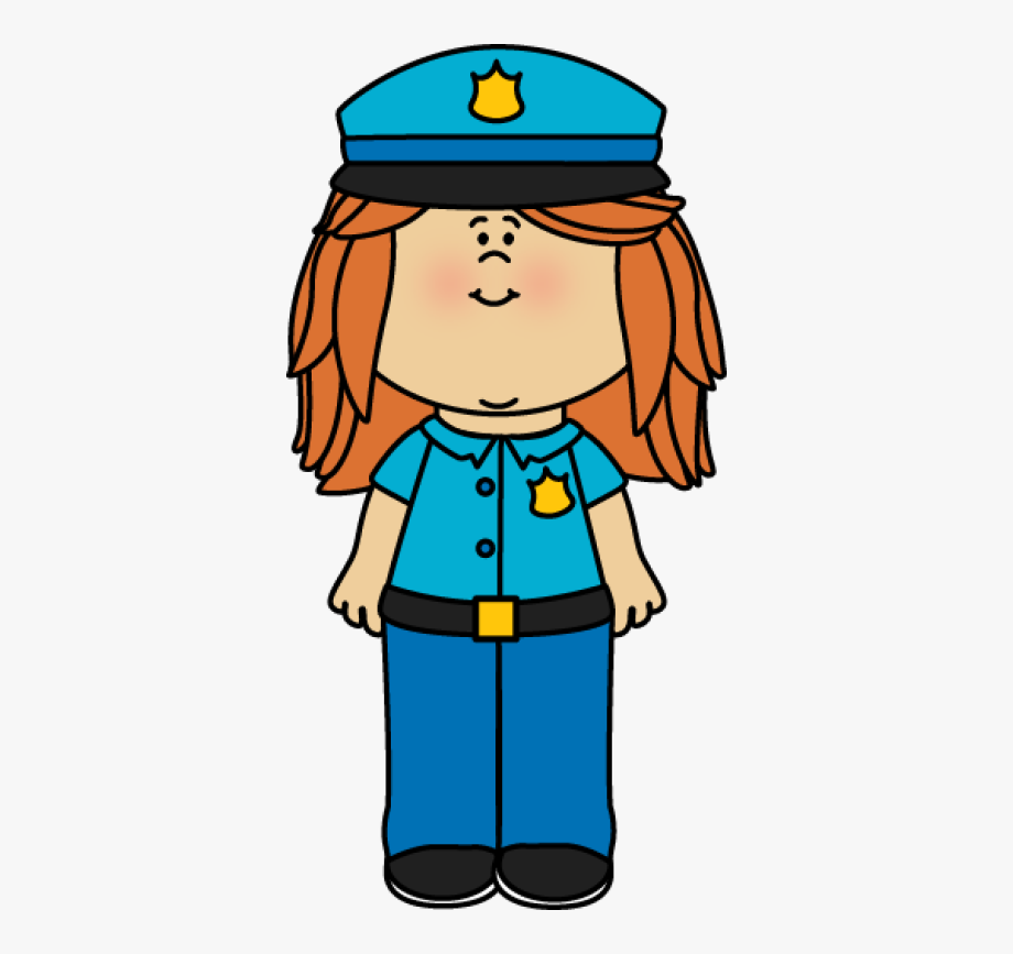 Girl Police Officer Clipart , Transparent Cartoon, Free.