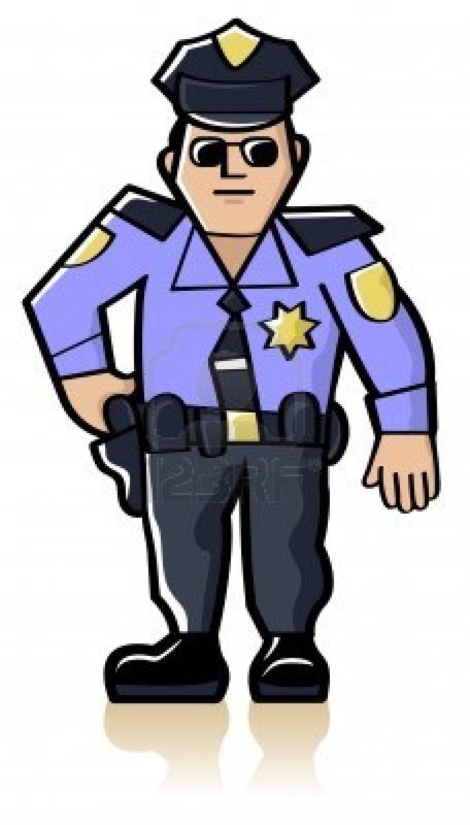 Police officer clipart.