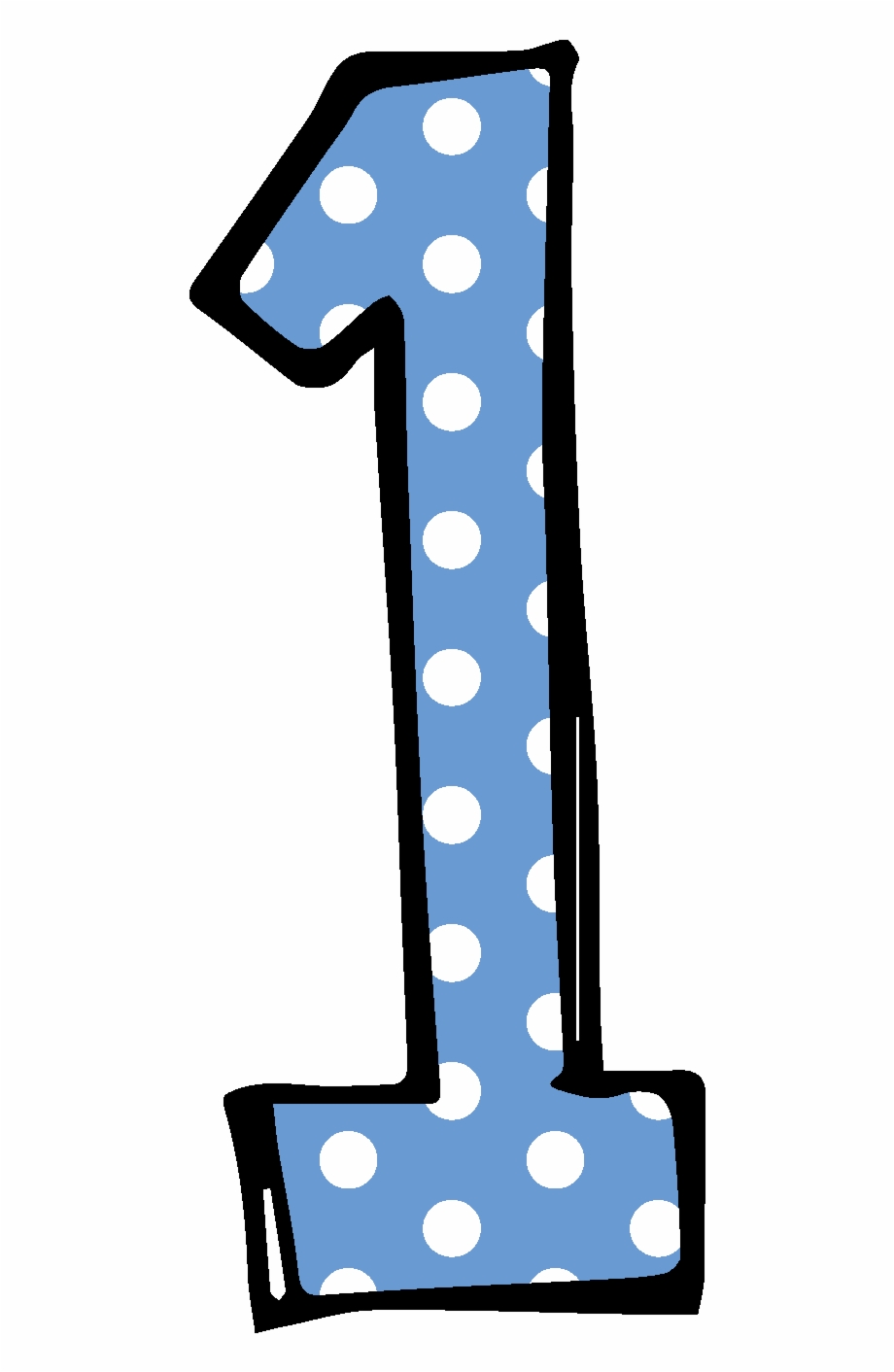 Polka Dot Number 1 Png Free PNG Images & Clipart Download.