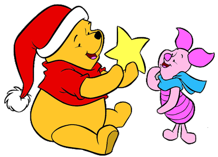 Winnie the Pooh Christmas Clip Art 2.