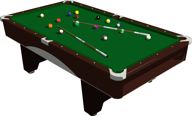 Free Clipart: Pool Table.