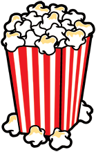Popcorn Bowl Clipart.