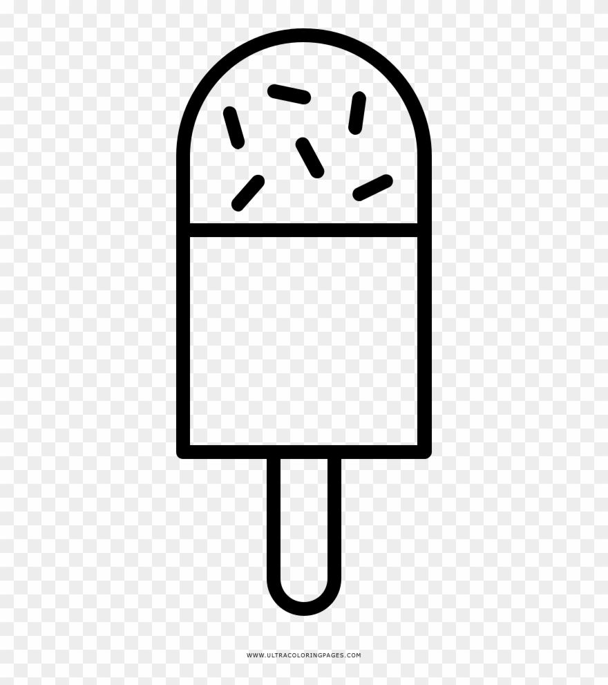 Popsicle Coloring Page Clipart (#1791293).