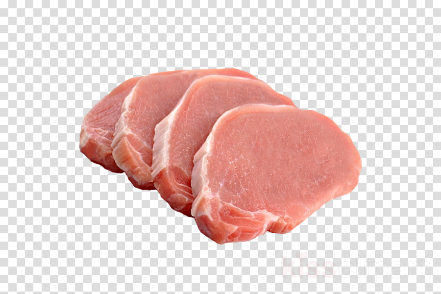 food animal fat pork loin red meat veal clipart.