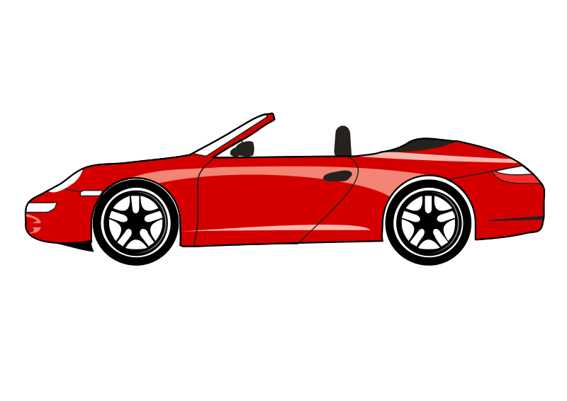 Free Clipart: Draft form Porsche Carrera GT.