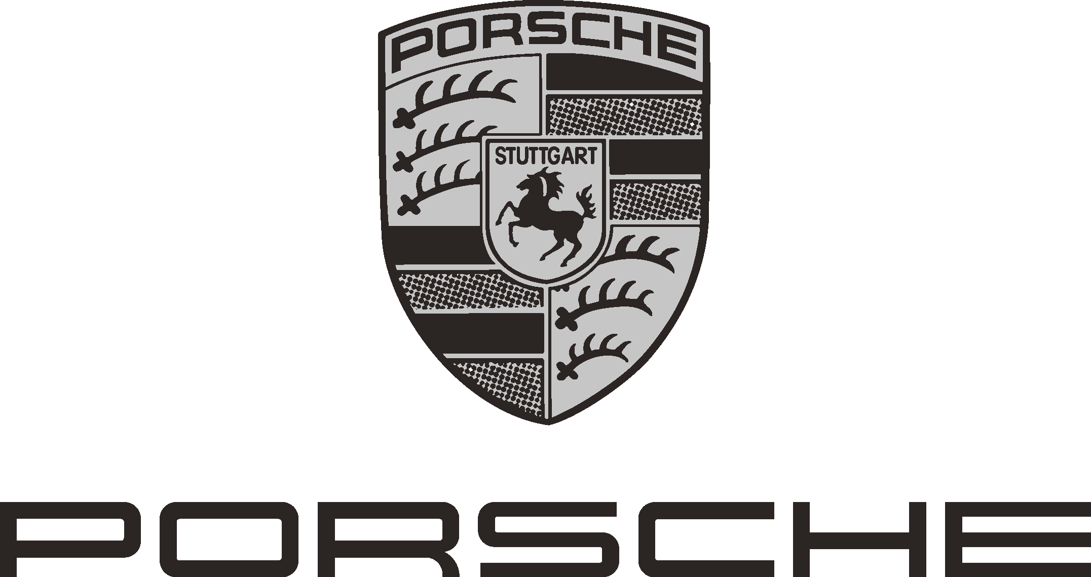 Porsche Car BMW Logo.