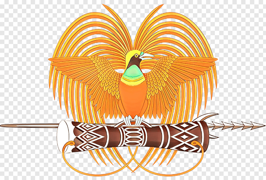 Bird Parrot, Emblem Of Papua New Guinea, Flag Of Papua New.