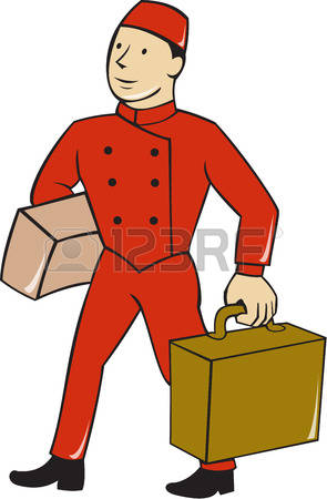 Luggage Porter Clipart.
