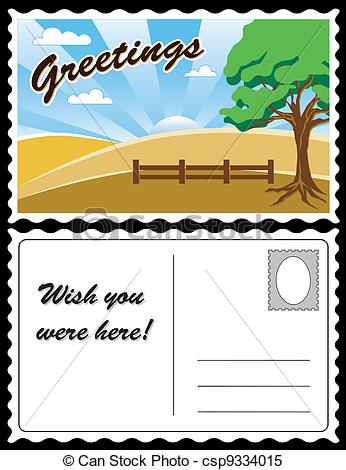 Post Card Clipart.