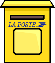 Clipart boîte aux lettres.