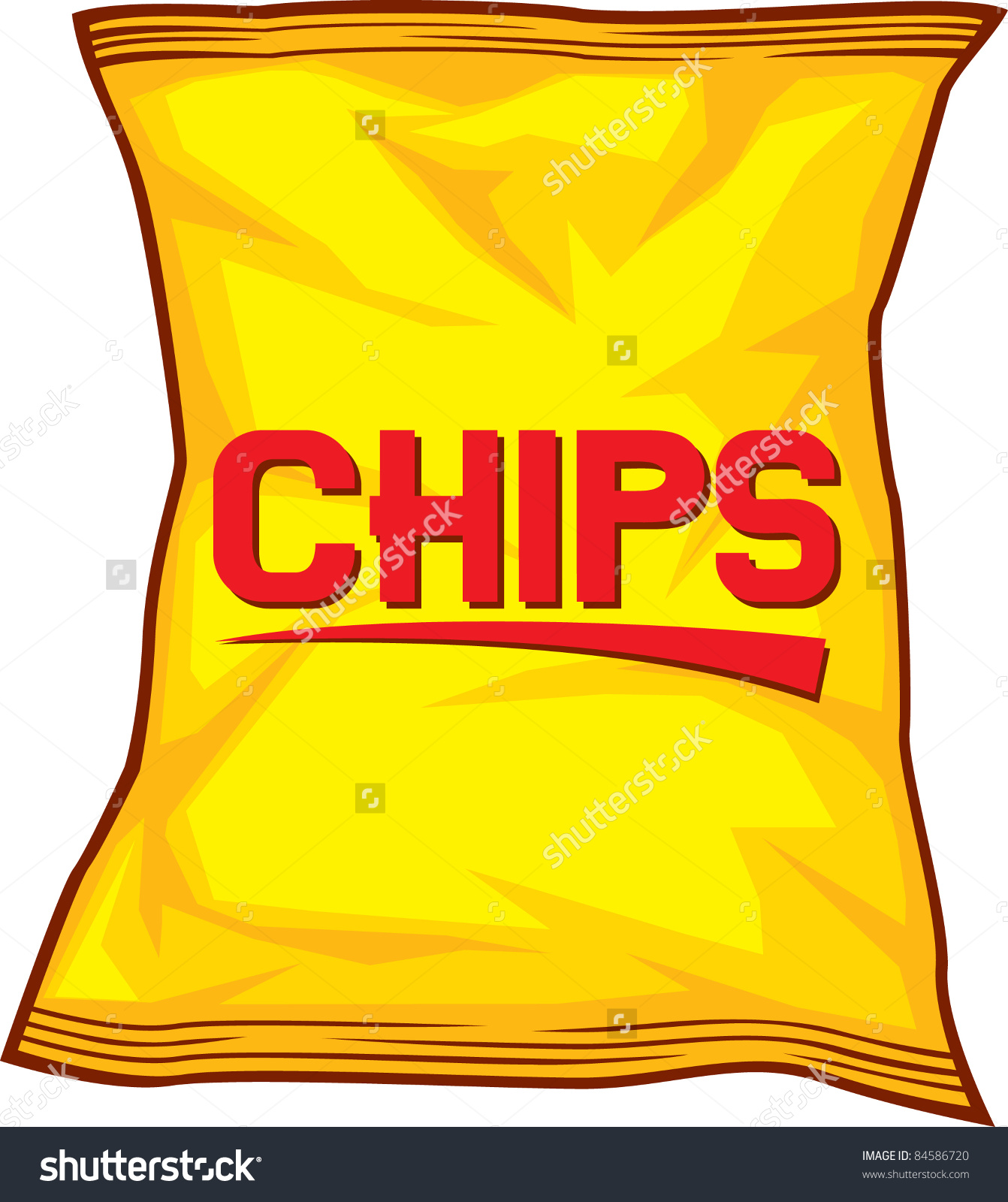 Potato Chip Clipart.