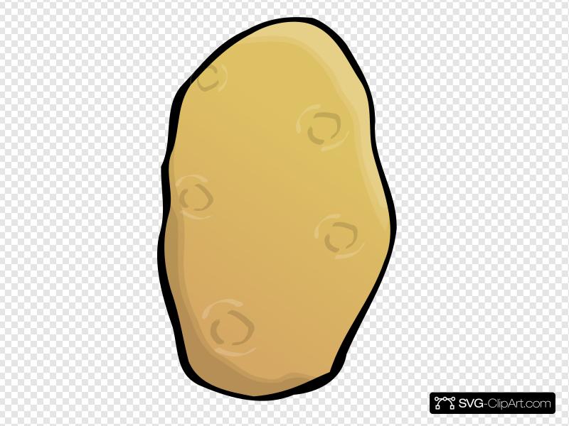Potato Clip art, Icon and SVG.