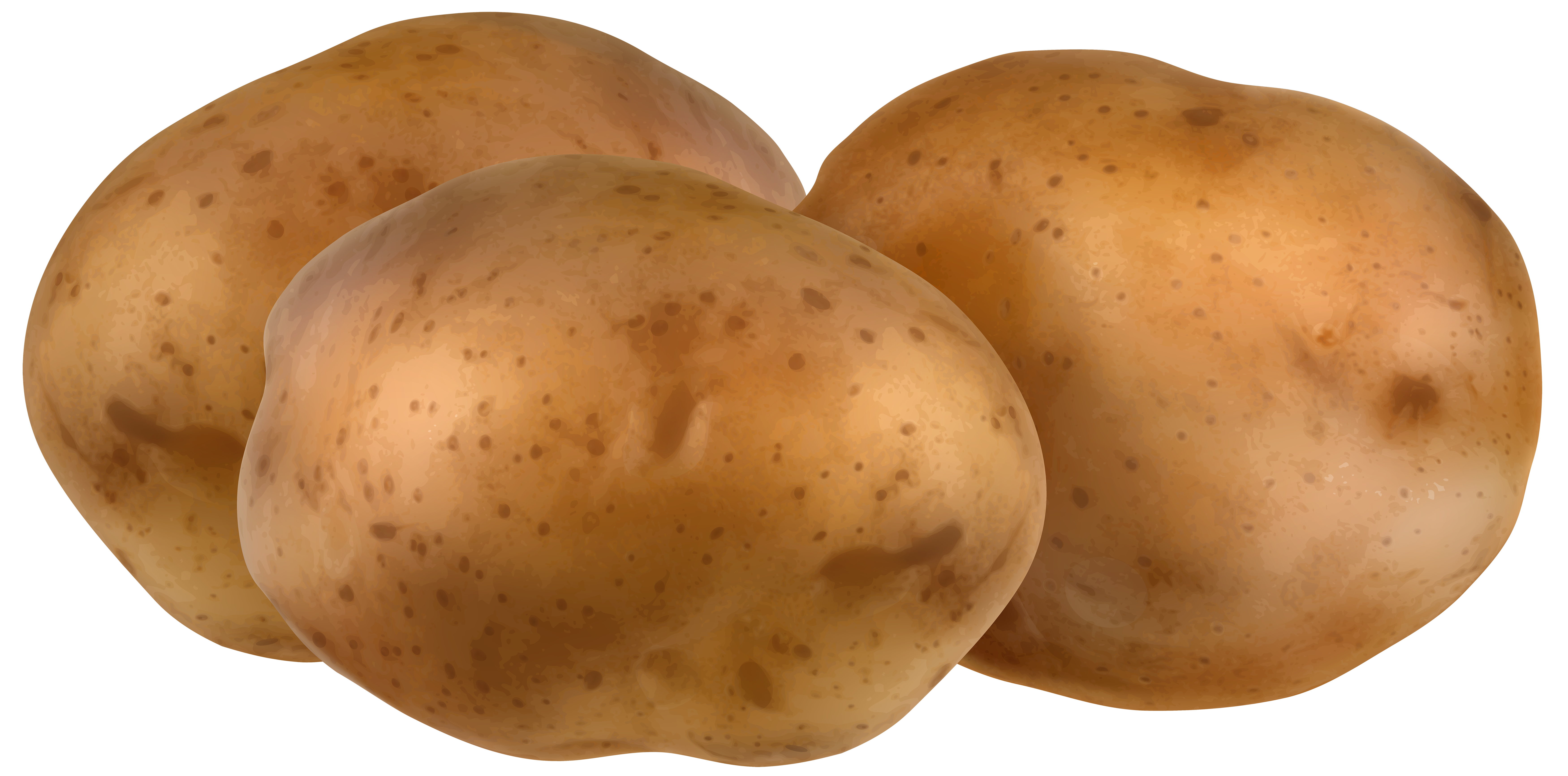 Potatoes Transparent PNG Clip Art Image.