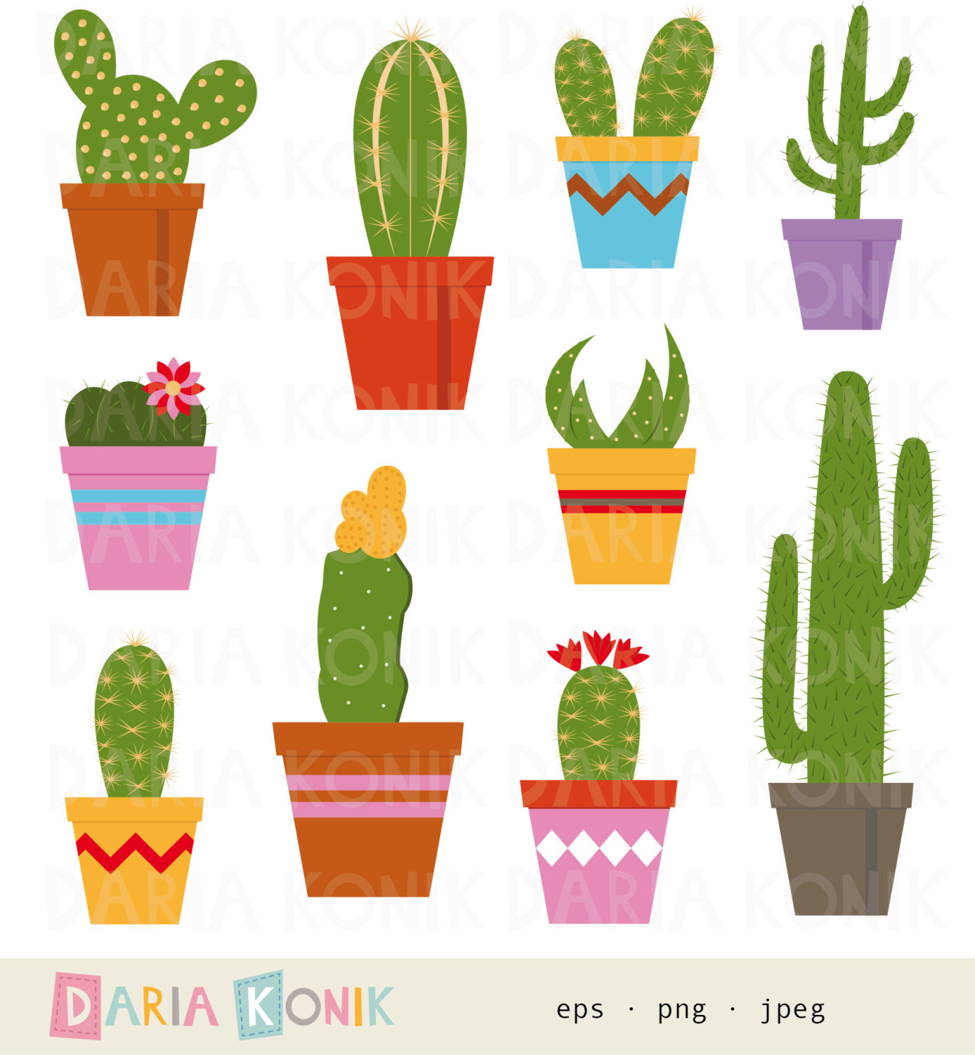 Potted cactus clipart 9 » Clipart Station.