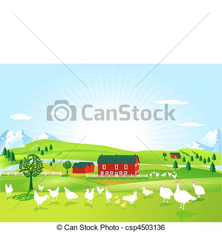 Poultry farm Stock Illustration Images. 7,837 Poultry farm.