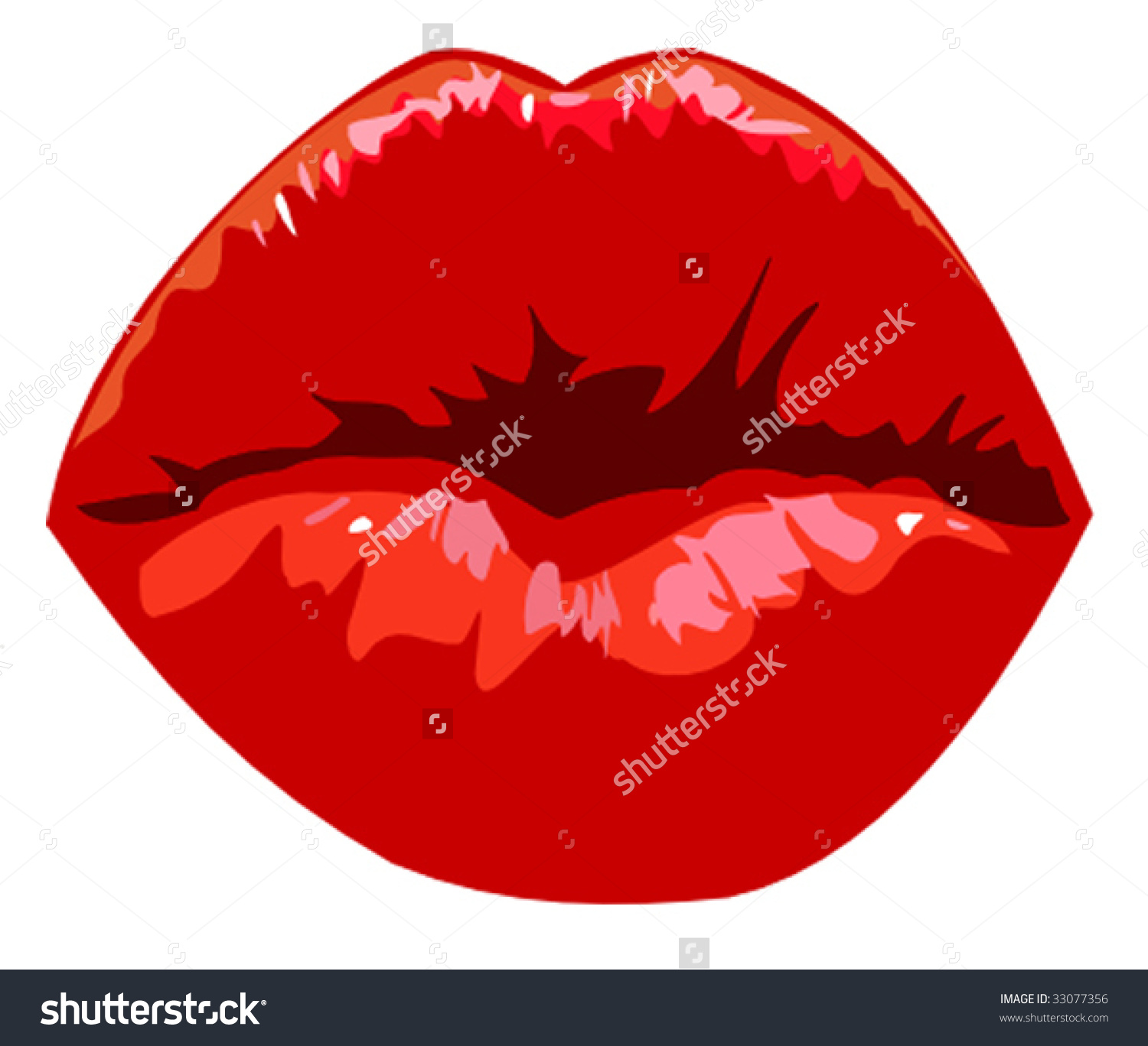 Pouting Lips Clipart.