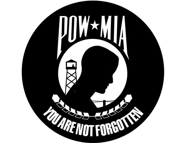 POW MIA Vietnam Veterans LED Door Projector Courtesy Puddle.
