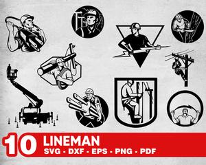 LINEMAN SVG, lineman decal, power lineman Svg, lineman clipart, electrical  lineman svg, lineman dxf, electrician svg, lineman shirt svg, dxf.