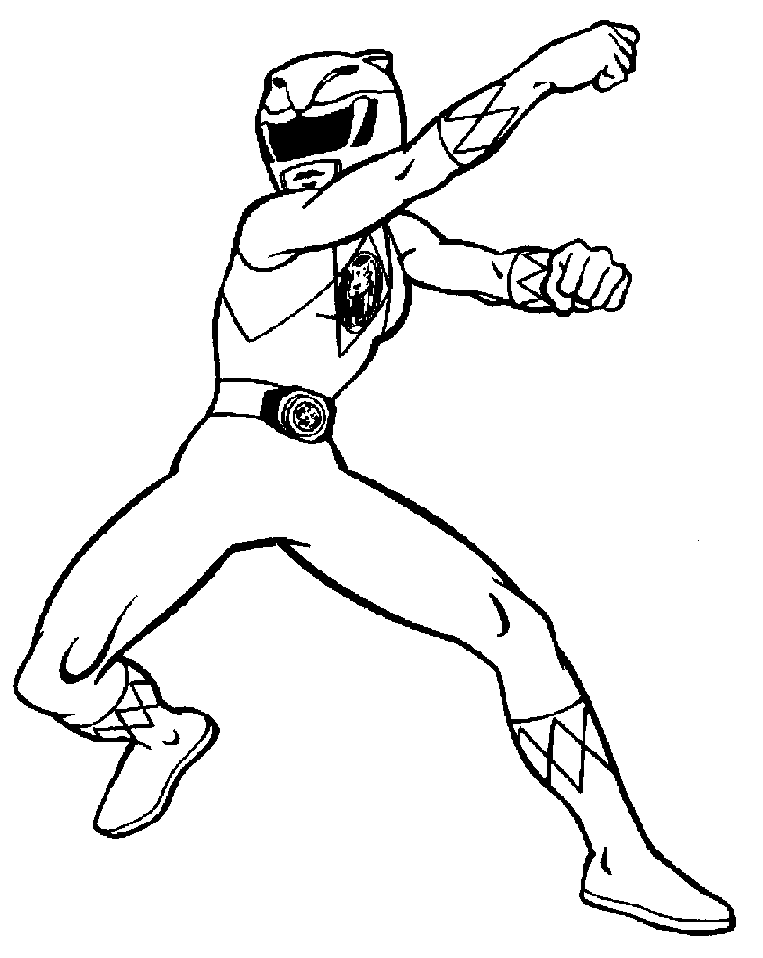 Power Rangers Black And White Clipart.