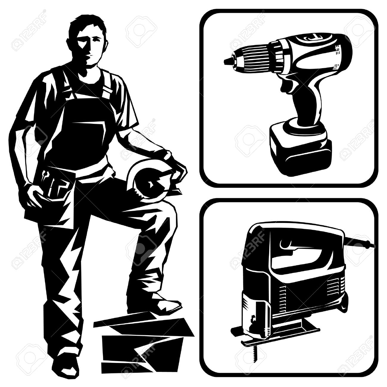 Power Tool Clipart.