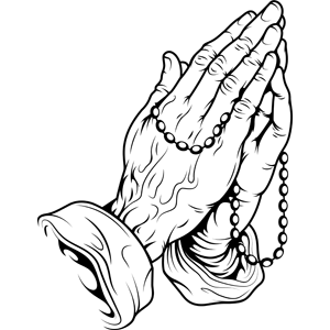 praying hands rosary clipart 20 free Cliparts | Download images on ...