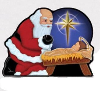 Beautiful Christmas clip art picture of glowing star at the.