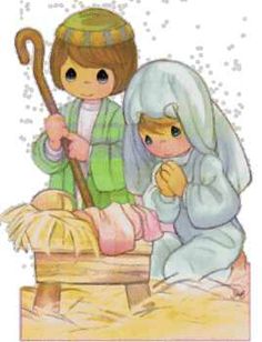 Precious Moments Nativity Clipart.