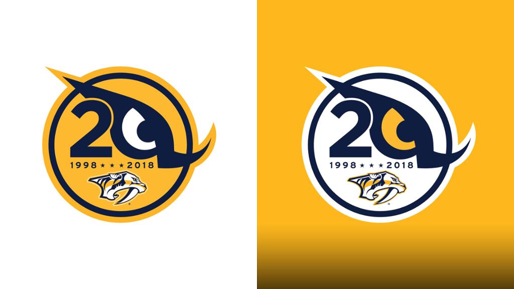 Preds Unveil 20th Season Logo.
