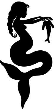 Pregnant Mermaid Silhouette ….