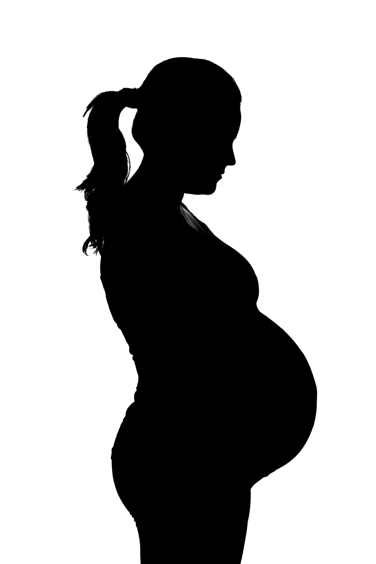 pregnant woman black and white clipart 10 free Cliparts | Download